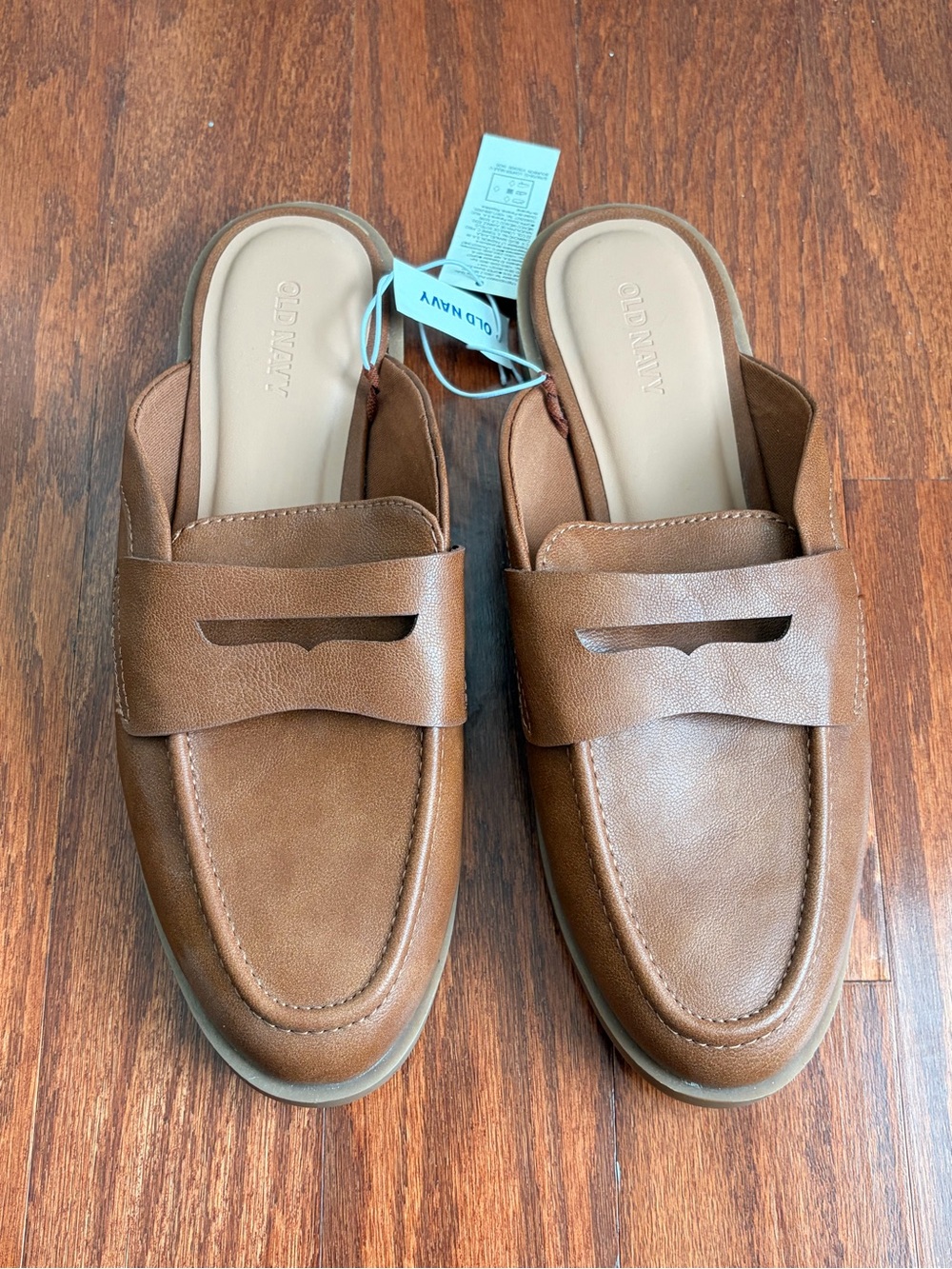Old Navy Slip-On Mule Penny Loafers in Bourbon, 8